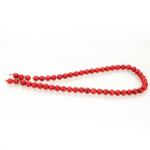 2A Kalite Kesimli Mercan Doğal Taş Dizi (8mm) - Görsel 2