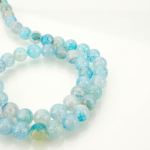 Açık Mavi Akik Doğal Taş Dizi (8mm) - Görsel 4