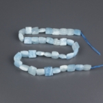Kare Kesimli Akuamarin Doğal Taş Dizi (10x5mm) - Görsel 4