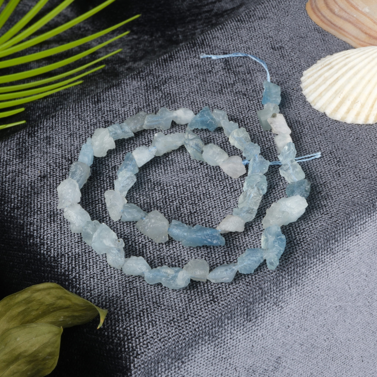 Akuamarin Ham Parça Doğal Taş Dizi