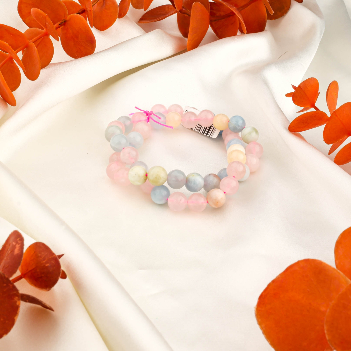 8MM Akuamorganit Doğal Taş Dizi