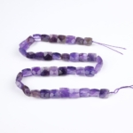 Kare Kesimli Ametist Doğal Taş Dizi (10x5mm) - Görsel 3