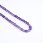 Küp Kesimli Ametist Doğal Taş Dizi (5mm) - Görsel 4