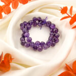 2A Kalite Kesimli Ametist Doğal Taş Dizi (10mm)