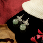 Aventurin Doğal Taş Küpe