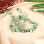 Aventurin Doğal Taş Amorf Rondel Kesim Dizi