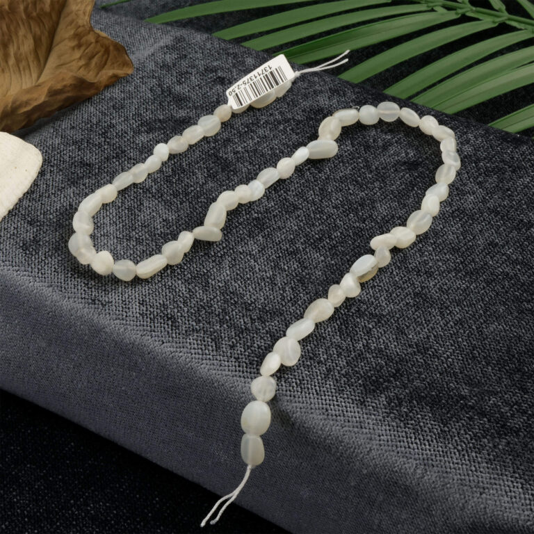 Aytaşı doğal taş dizi 6x8mm – mistik ışıltısı ve huzur verici enerjisiyle öne çıkan toptan doğal taş dizi.