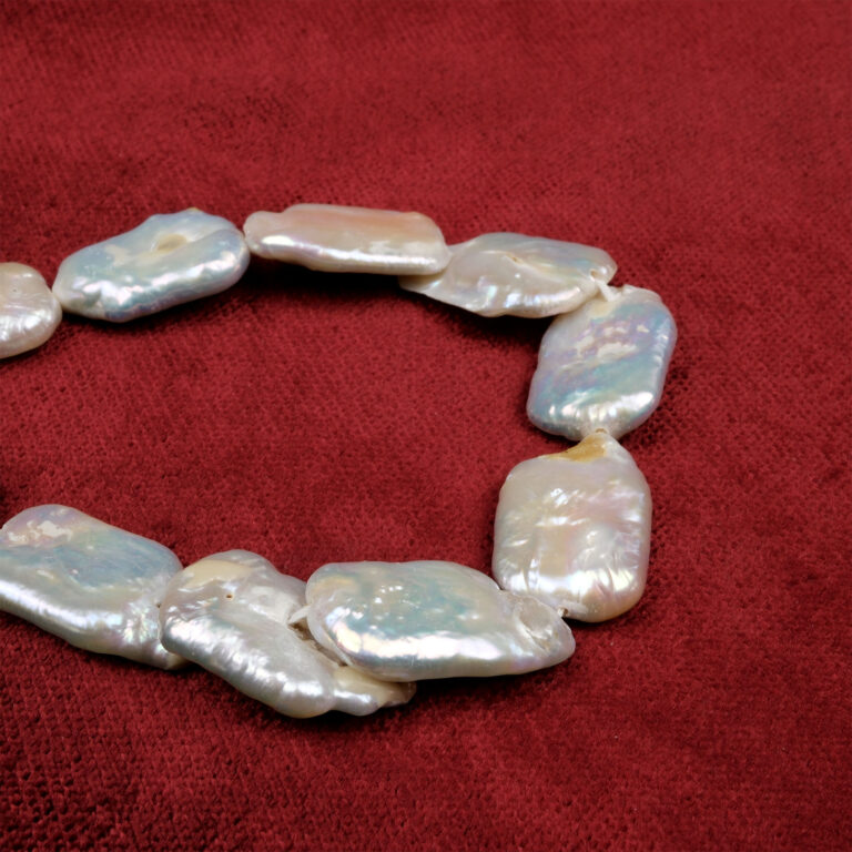Barok inci doğal taş dizi – doğal formu, sedef parlaklığı ve zarif görünümüyle takı yapımına uygun toptan doğal taş dizi