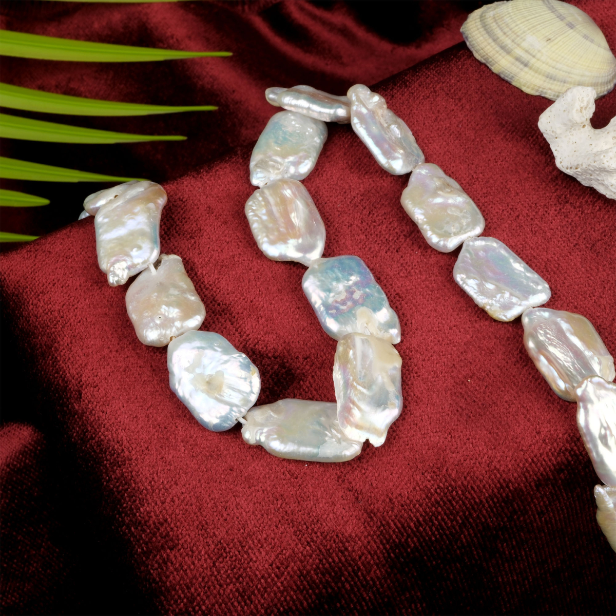 Barok inci doğal taş dizi – doğal formu, sedef parlaklığı ve zarif görünümüyle takı yapımına uygun toptan doğal taş dizi