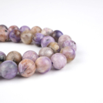 Çeroit doğal taş dizi 8 mm – mor ve lavanta tonlarıyla ruhsal dönüşüm ve içsel denge sağlayan toptan doğal taş dizi