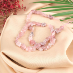 Çilek Kuvars Ham Parça Doğal Taş Dizi - Görsel 2