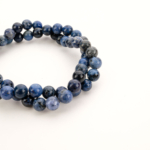 Dumortierit Doğal Taş Dizi (6mm) - Görsel 2