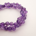 Faset Kesim Ametist Doğal Taş Dizi (6mm) - Görsel 2