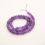 Faset Kesim Ametist Doğal Taş Dizi (6mm) - Görsel 3