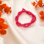 Faset Kesim Yakut Rubylite Dizi Doğal Taş (6mm)