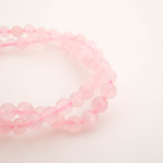 Faset Pembe Kuvars Dizi Doğal Taş (6mm) - Görsel 2