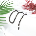 Gold Obsidyen Özel Kesimli Doğal Taş Dizi (6mm) - Görsel 2