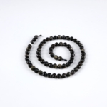 Gold Obsidyen Özel Kesimli Doğal Taş Dizi (6mm) - Görsel 3