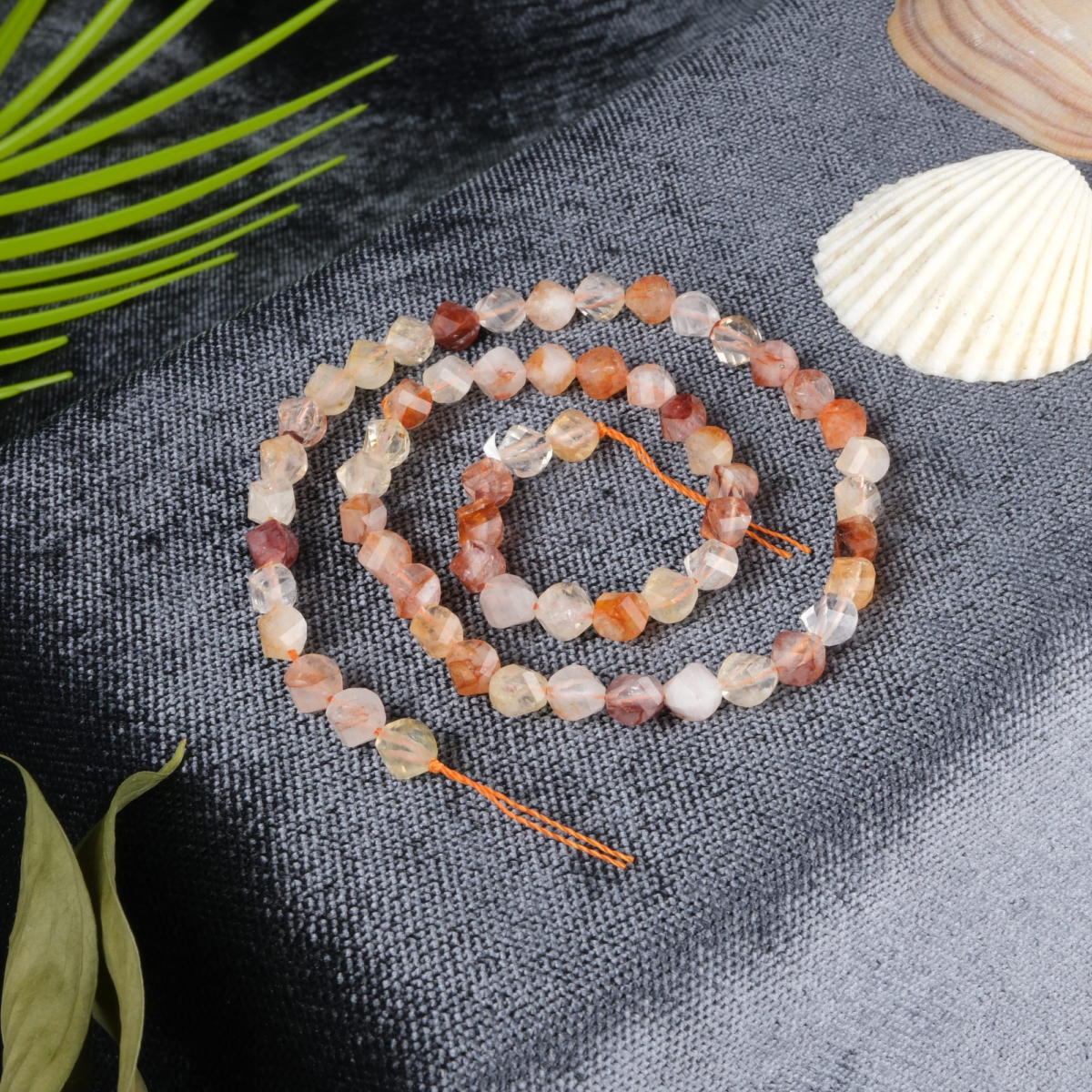 Himalaya Kuvars Doğal Taş Dizi (6mm Burgu Kesim)