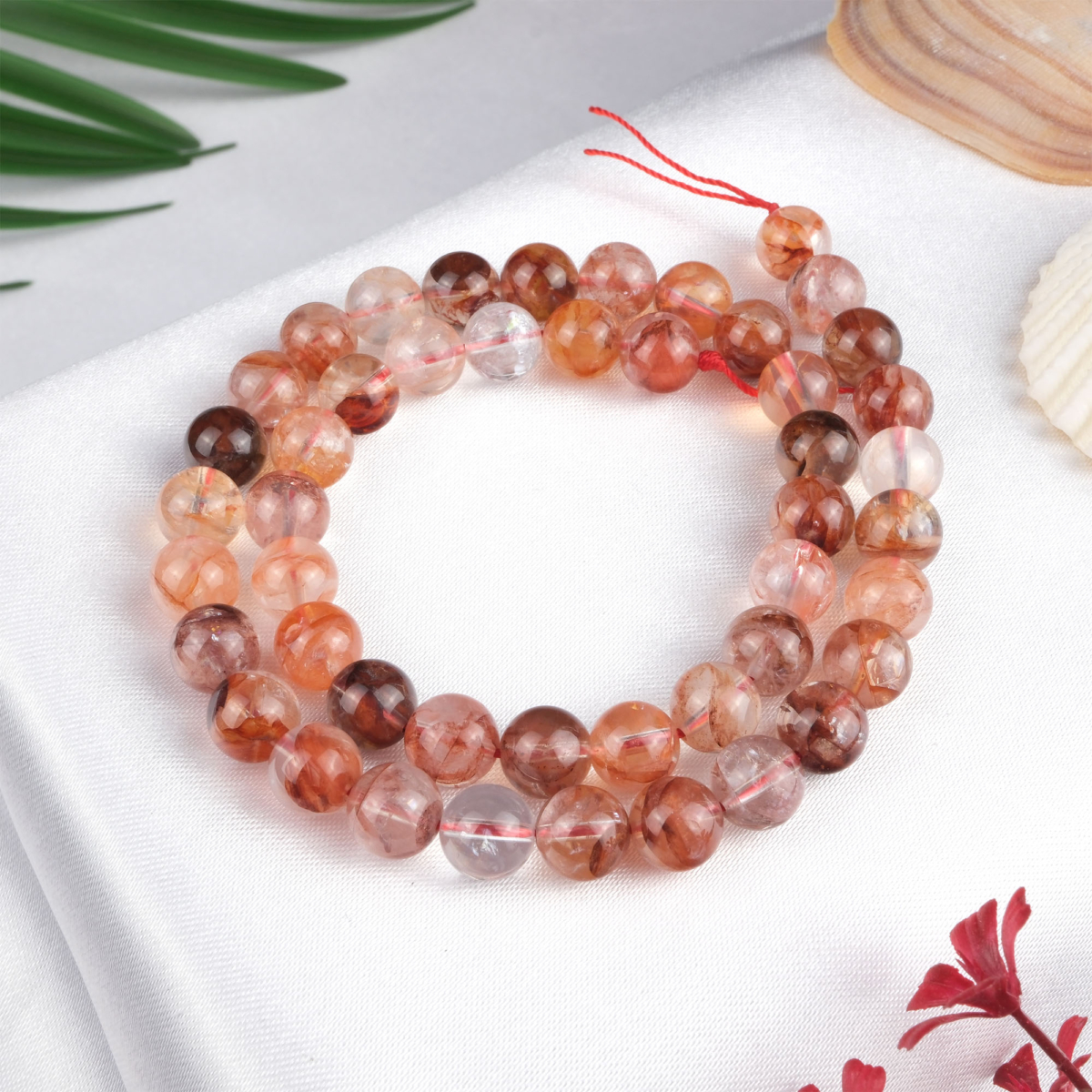 Himalaya Kuvars doğal taş dizi 8 mm – yüksek titreşimli enerjisiyle arınma, denge ve farkındalık sağlayan toptan doğal taş dizi