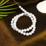 İnci doğal taş dizi 8 mm – beyaz ve krem tonlarında zarafet, arınma ve duygusal denge sağlayan toptan doğal taş dizi