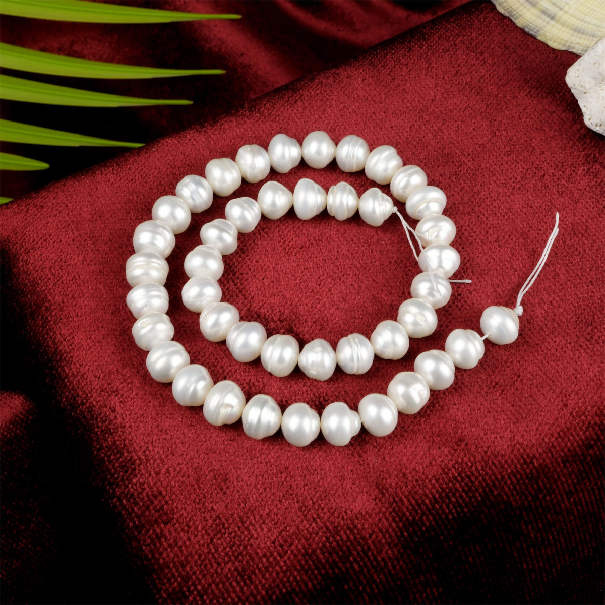 İnci doğal taş dizi 8 mm – beyaz ve krem tonlarında zarafet, saflık ve duygusal denge sağlayan toptan doğal taş dizi