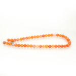 Karnalyen Akik Doğal Taş Dizi (8mm) - Görsel 2