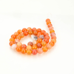 Karnalyen Akik Doğal Taş Dizi (8mm) - Görsel 4