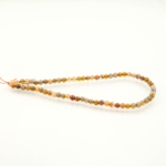 Sarı Kesimli Akik Doğal Taş Dizi (6mm) - Görsel 3