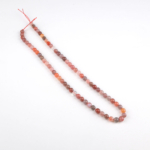 Kırmızı Botsvana Akik doğal taş dizi 6 mm – kırmızı ve gri tonlarıyla denge, istikrar ve enerji sağlayan toptan doğal taş dizi