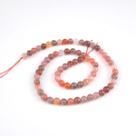 Kırmızı Botsvana Akik doğal taş dizi 6 mm – kırmızı ve gri tonlarıyla denge, istikrar ve enerji sağlayan toptan doğal taş dizi