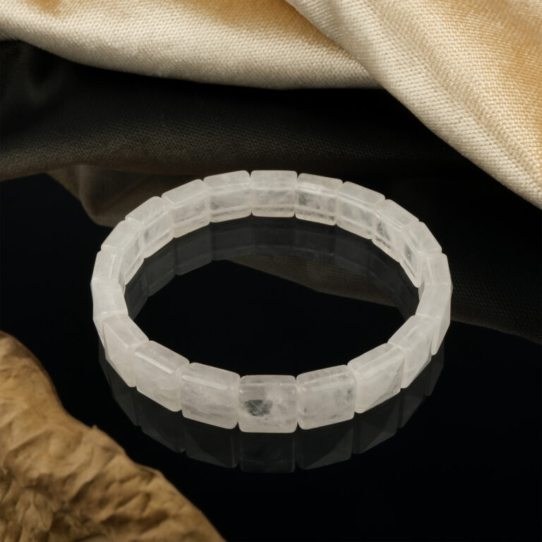 Kristal kuvars doğal taş Rolex bileklik – saf enerji ve ruhsal temizlik kaynağı