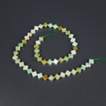 Krizopras Doğal Taş Dizi (8mm Yassı Yonca Kesim) - Görsel 3