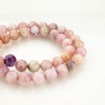 Kunzit Doğal Taş Dizi (8mm) - Görsel 4