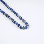 Lapis Lazuli Doğal Taş Amorf Rondel Kesim Dizi - Görsel 4