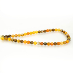 Boyalı 2A Kalite Madagaskar Akik Doğal Taş Dizi (8mm) - Görsel 2