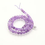 Mat Ametist Doğal Taş Dizi (6mm) - Görsel 2