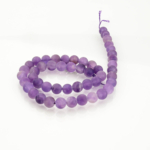 Mat Ametist Doğal Taş Dizi (8mm) - Görsel 2