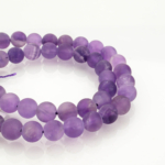 Mat Ametist Doğal Taş Dizi (8mm) - Görsel 4
