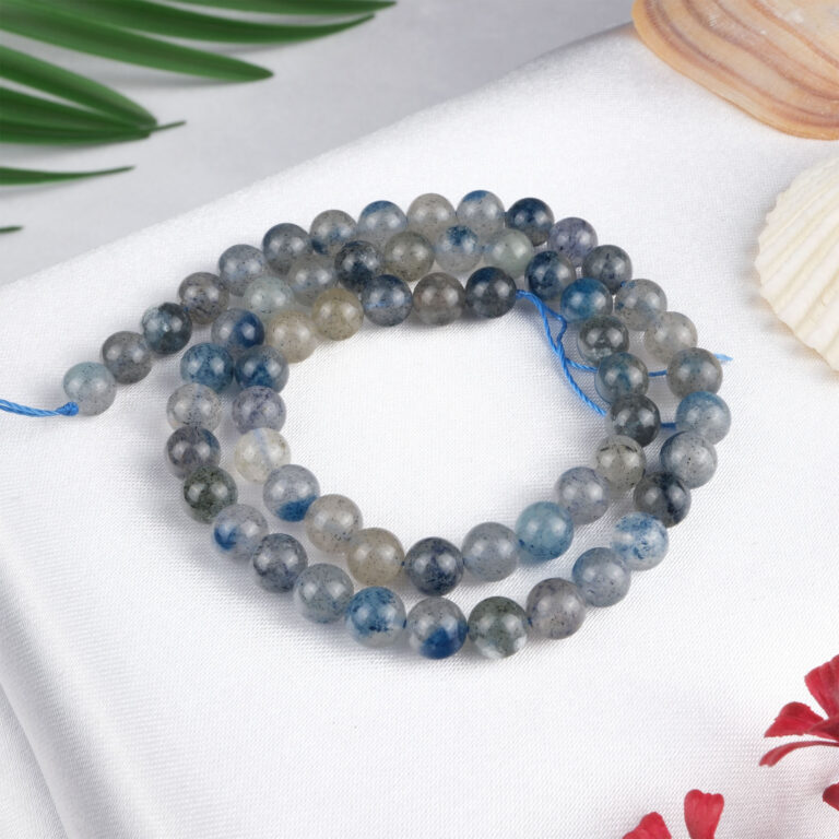 Mavi Çilek Kuvars doğal taş dizi 6 mm – mavi ve açık pembe yansımalarıyla denge, huzur ve duygusal iyileşme sağlayan toptan doğal taş dizi