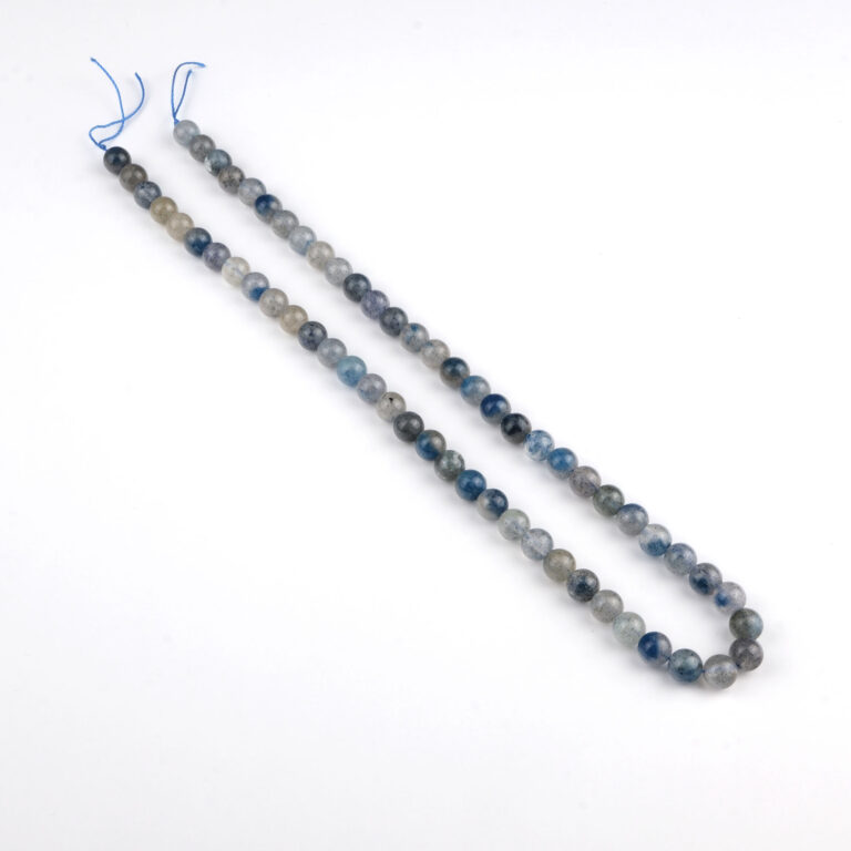 Mavi Çilek Kuvars doğal taş dizi 6 mm – mavi ve açık pembe yansımalarıyla denge, huzur ve duygusal iyileşme sağlayan toptan doğal taş dizi