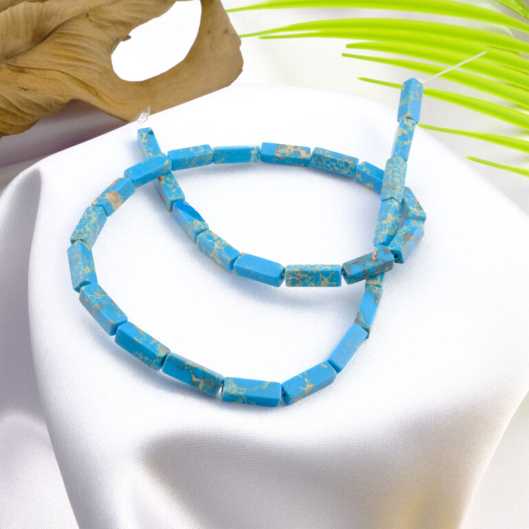 Mavi Varisit doğal taş dizi – toptan doğal taş dizi, sakinleştirici mavi tonlarıyla takı tasarımı ve enerji çalışmalarında tercih edilir.