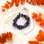 Mor Akik Doğal Taş Dizi (8mm)