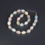 Morganit Doğal Taş Dizi (Tamburlu Kesim) - Görsel 3