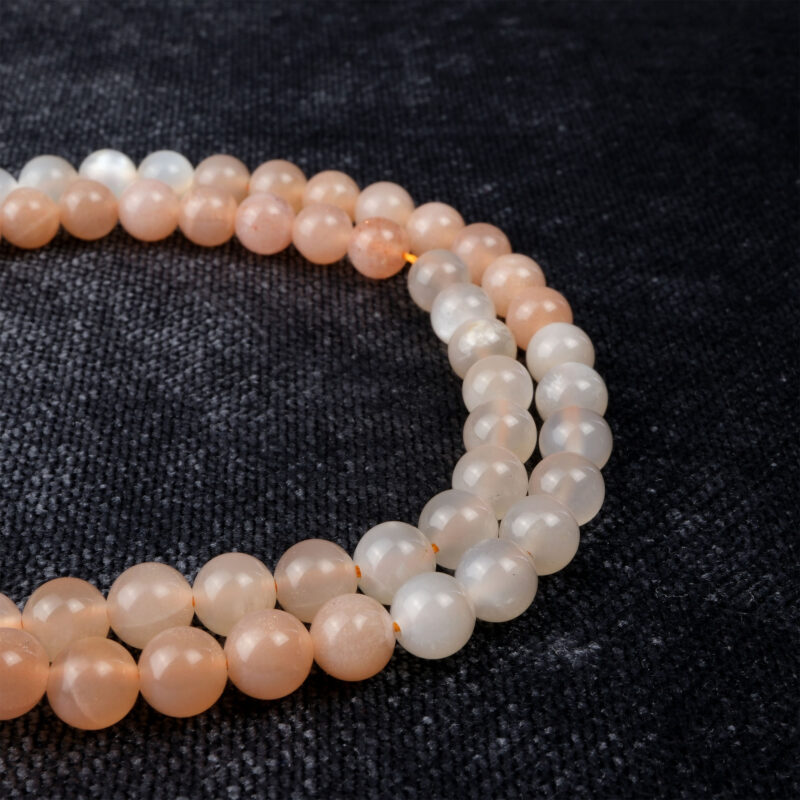 Multi Aytaşı doğal taş dizi 6 mm – farklı tonlardaki ay taşı çeşitlerinin birleşimiyle denge, sezgi ve huzur sağlayan toptan doğal taş dizi