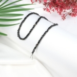 Küp Kesimli Obsidyen Doğal Taş Dizi (4mm) - Görsel 2