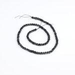 Küp Kesimli Obsidyen Doğal Taş Dizi (4mm) - Görsel 3