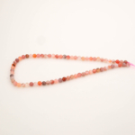 Pembe Botswana Akik Doğal Taş Dizi (6mm) - Görsel 4