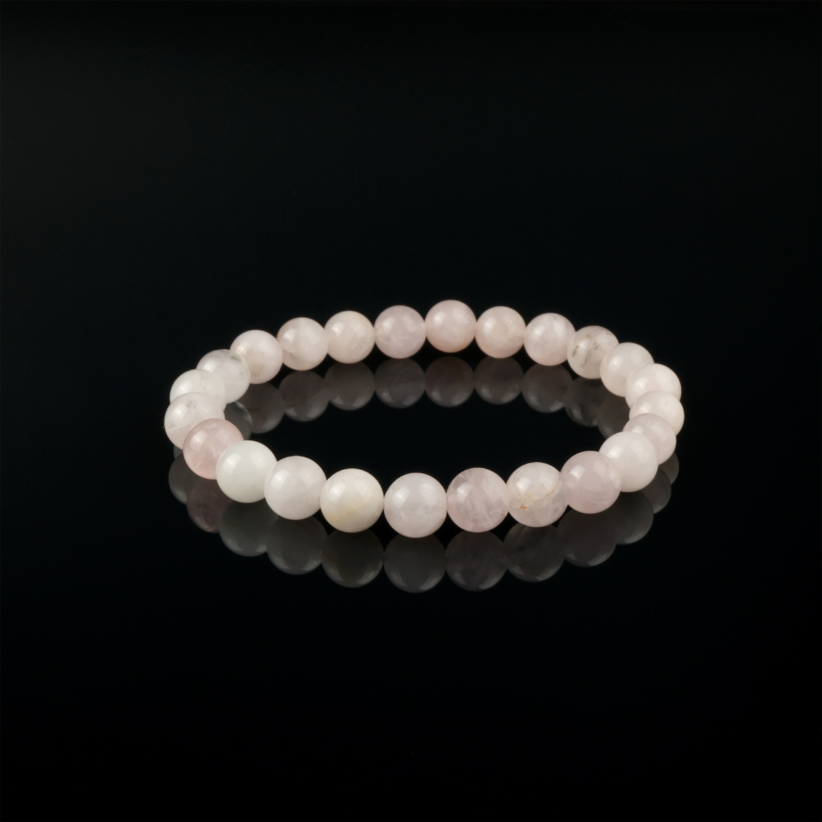 Pembe kuvars bileklik – huzur ve uyum sağlayan kalp çakrası taşı