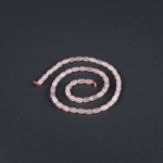 Pembe Kuvars Doğal Taş Dizi (4x7mm Arpa Kesim) - Görsel 4